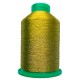 Metallized Threads for machine embroidery  "IRISMET", color 3997 - dark gold/1000 m