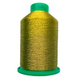Metallized Threads for machine embroidery  "IRISMET", color 3997 - dark gold/1000 m