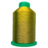 Metallized Threads for machine embroidery  "IRISMET", color 3997 - dark gold/1000 m