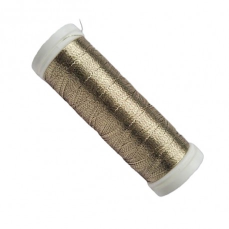 Metallic Thread "SILVA 40N", color 1861 - light gold/250 m