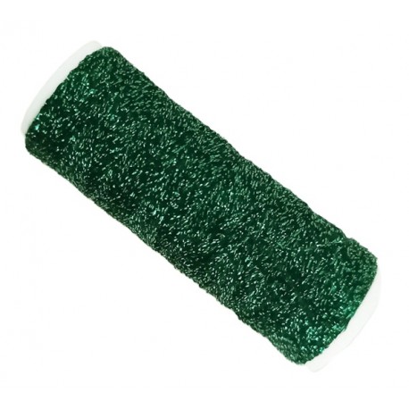 3613 Metalizuotieji siūlai "METALUX"/tamsi žalia sp.