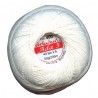 Cotton crocheting yarn "Ada 5" white/1.