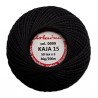 Medvilniniai siūlai nėrimui "Kaja" spalva 0099-juoda/30g/200m