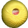 Cotton crocheting yarn "Kaja", color 305-yellow/30g/200m