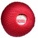 Cotton crocheting yarn "Kaja", color 307-red/30g/200m
