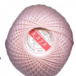 Medvilniniai siūlai nėrimui "Kaja" spalva 315-rožinė/30g/200m