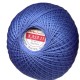 Cotton crocheting yarn "Kaja", color 308-royal blue/30g/200m