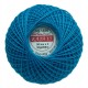 Cotton crocheting yarn "Kaja", color 1456-blue turquoise/30g/200m