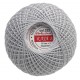Cotton crocheting yarn "Kaja", color 322-light grey/30g/200m