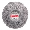 Cotton crocheting yarn "Kaja", color 1457-grey/30g/200m