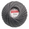Cotton crocheting yarn "Kaja", color 1458-dark grey/30g/200m