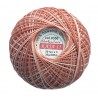 Cotton crocheting yarn "Kaja", color 350-pink brick shaded /30g/200m