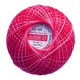 Cotton crocheting yarn "Kaja", color 340-red shaded /30g/200m