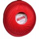 Hand knitting cotton yarn "Aria 5", color 352-red/1pc.