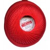 Hand knitting cotton yarn "Aria 5", color 352-red/1pc.