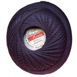 Hand knitting cotton yarn "Aria 5", color 355-dark blue/1pc.