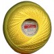 Hand knitting cotton yarn "Aria 5", color 360-yellow/1pc.