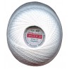 Cotton crocheting yarn "Muza 20", 830m, color 400-white/100g