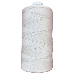 Cotton sewing thread 12x3 color 0000-natural/1000 m