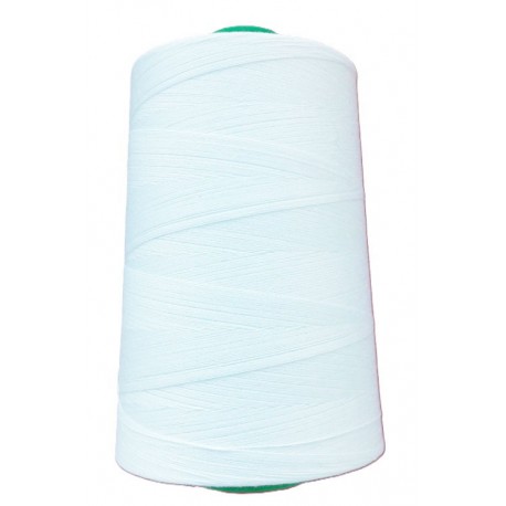 Cotton sewing thread 12x3 color 0400-white/5000 m