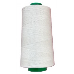 Cotton sewing thread 12x3 color 0000-natural/5000 m