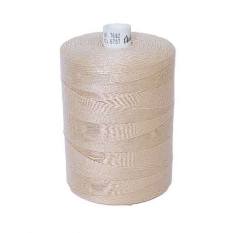 Spun polyester threads Talia 30/1000 m, color 7602 - light beige/1pc.