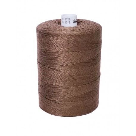 Spun polyester threads Talia 30/1000 m, color 7711 - brown/1pc.
