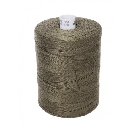 Spun polyester threads Talia 30/1000 m, color 7591 - khaki/1pc.