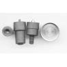Die set for stainless snap fasteners MONETA 15x12,5 mm