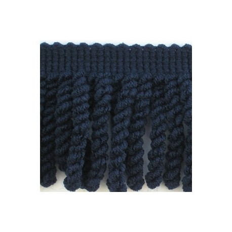 Acryl Fringes "Elastic-55" navy color/1 m