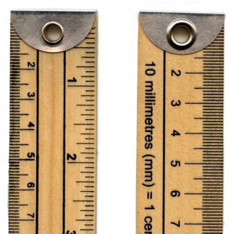 Medinė liniuotė 100 cm/1mm