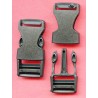 Plastic Buckle 15 mm art.15BIS black/1 pc.