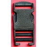 Plastic Single Adjustable Buckle 30 mm 30BIS black/1 pc.