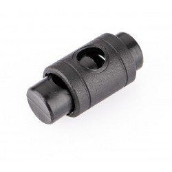 Plastikiniai ribotuvai virvutei art.048 juodi/1 vnt.