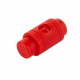 Plastic Stopper for Cord art. 048/red/1 pc.