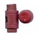 Plastic Stopper for Cord art. 048/bordeaux/1 pc.