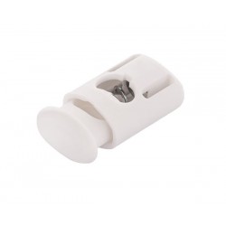 Plastikiniai ribotuvai virvutei art. 133 balti/1 vnt.