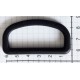 Plastic D-ring 50x20 mm black/1 pc.