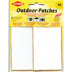 Self-adhesive waterproof patches 2 x 6.5 x 12 cm, 156 cm2 white