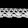 Cotton Lace Trim art.C035/17mm, white/1 m