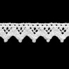 Cotton Lace trim art.C061/13 mm white/1m
