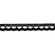 Cotton Lace Trim art.S01/11mm black/1 m