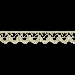 Cotton Lace Trim 15mm art.S11 ecru/1 m