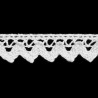 Cotton Lace Trim art.S-11/15 mm white/1 m