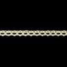 Cotton Lace Trim 7mm art.C002/natural cottoneige/1 m