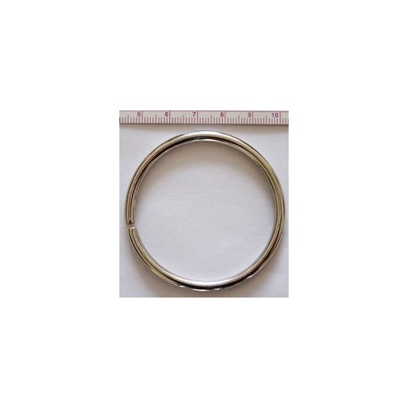 Metal O-ring of steel wire 50/4.0mm nickel/1 pc.