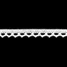 Cotton Lace Trim 9mm art.C007/white/1 m