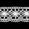 Cotton Lace Trim art.S07/47mm, white/1 m