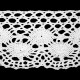 Cotton Lace Trim art.C214/67mm, white/1 m