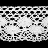 Cotton Lace Trim art.C214/67mm, white/1 m